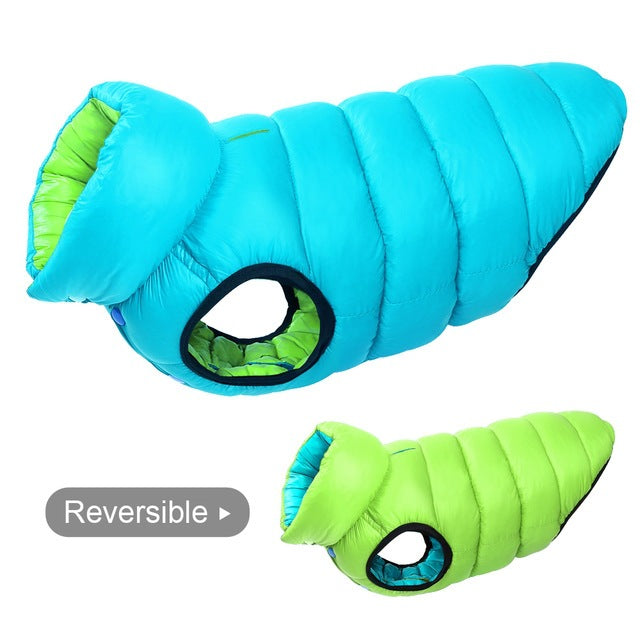 Reversible Red Winter Vest for Dogs