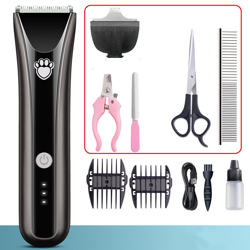 Waterproof Electric Pet Clipper with Quiet Operation