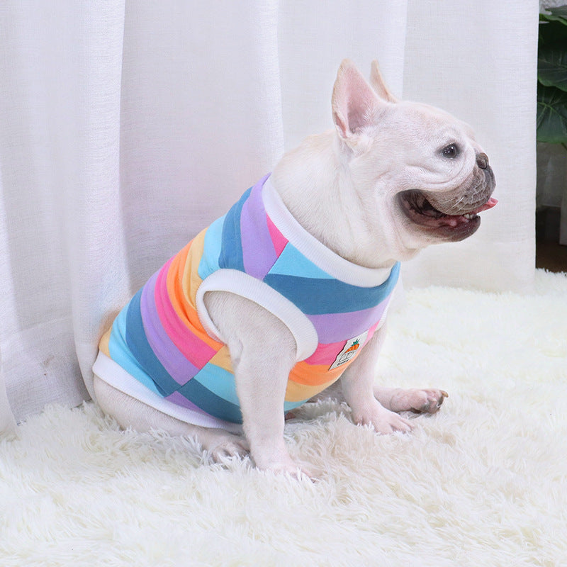 Autumn Winter Velvet Dog Vest for Law Fighting