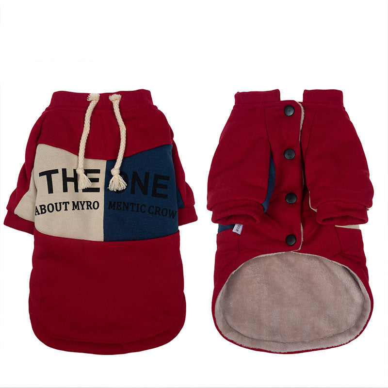 Teddy Bichon Small Dog Two-Legged Sweater for Winter