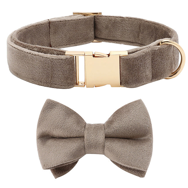 Velvet Dog Collar Pet Necklace