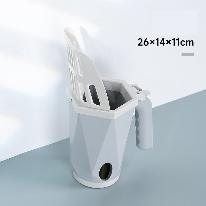 All-in-One Cat Litter Shovel Set with Removable Bin