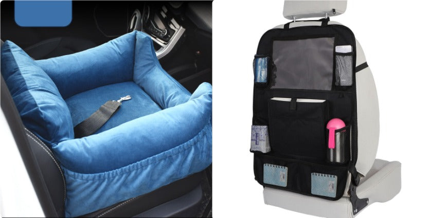 Pet Car Seat Bed for Dogs & Cats