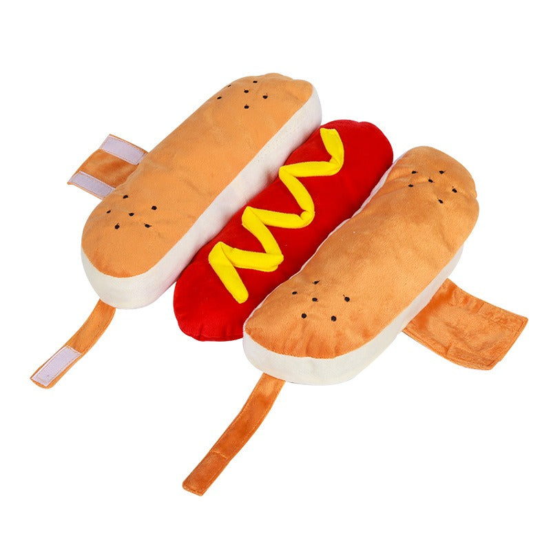 Hot Dog Costume for Dogs & Cats