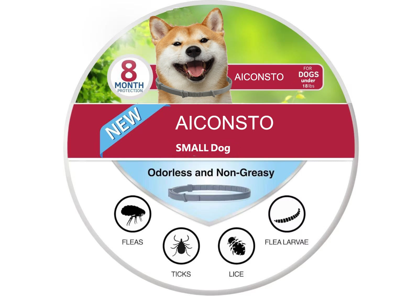 Pet Insect Repellent Collar for Cats & Dogs