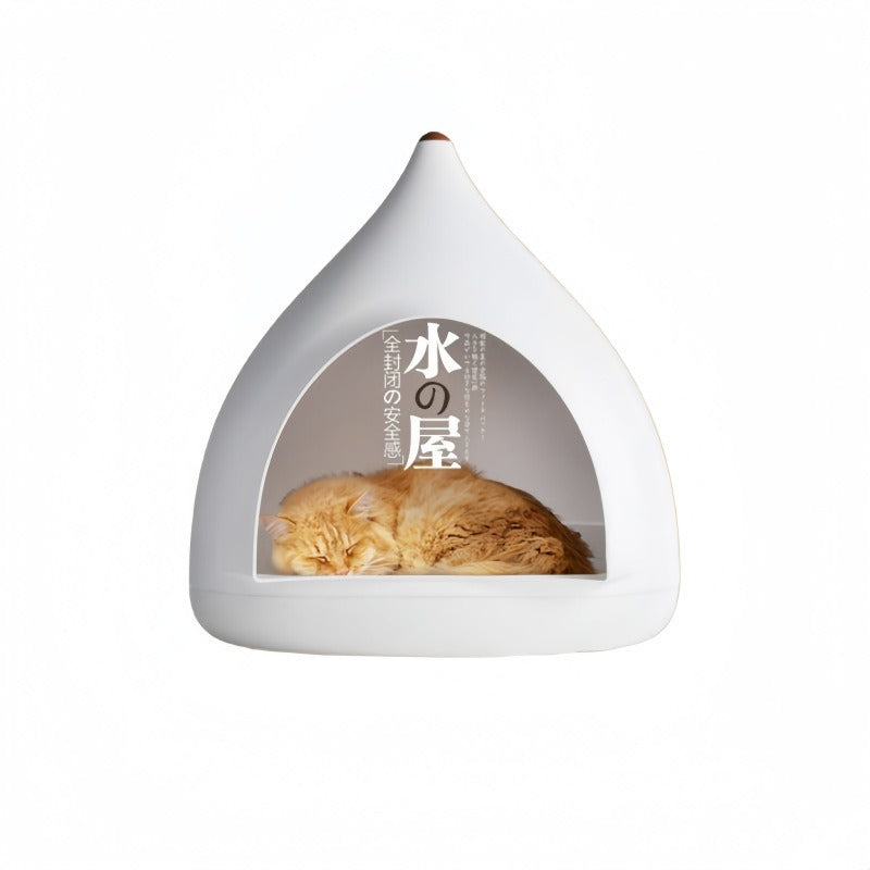 Enclosed Cat Bed All-Season Pet Nest