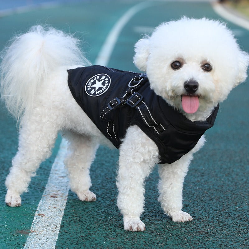 Pet Warm Dogs Cotton Coat with Thickened Fleece
