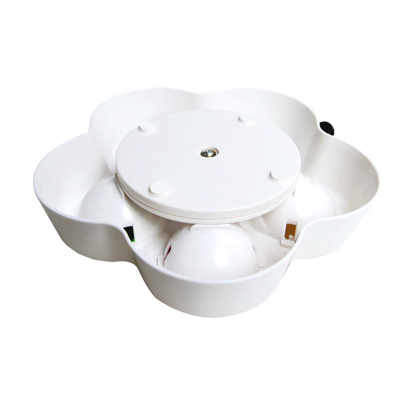Cute Cat Slow Feeder Bowl with Five Compartments