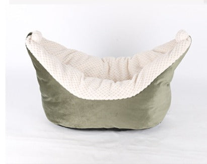 Boat Style Pet Bed for Cats and Small Dogs
