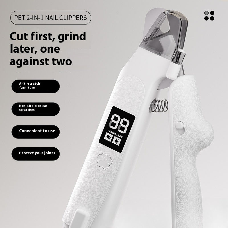 LED Cat Nail Clipper with Anti-Blood Light