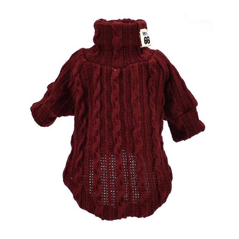 Warm Knitwear Coat for Small to Medium Cats and Dogs