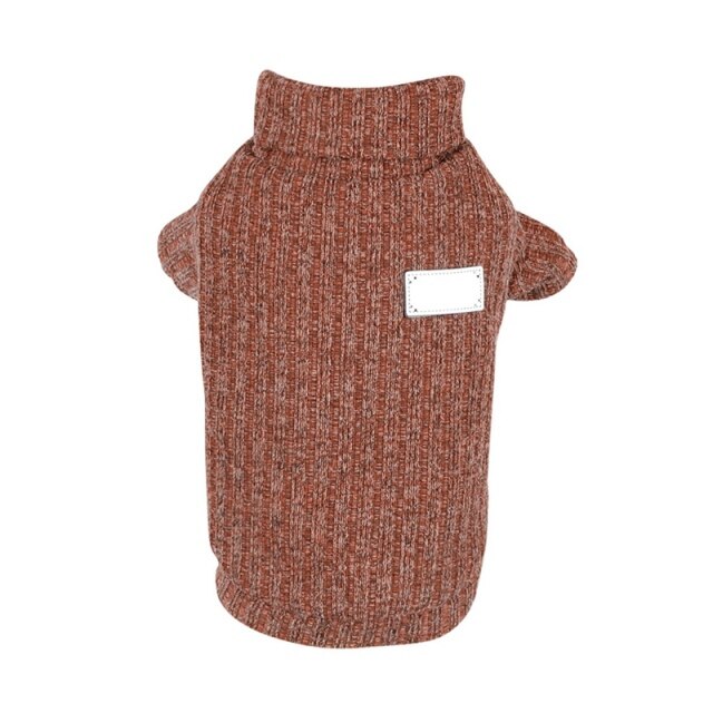 Thickened Turtleneck Sweater for Pets in Autumn/Winter