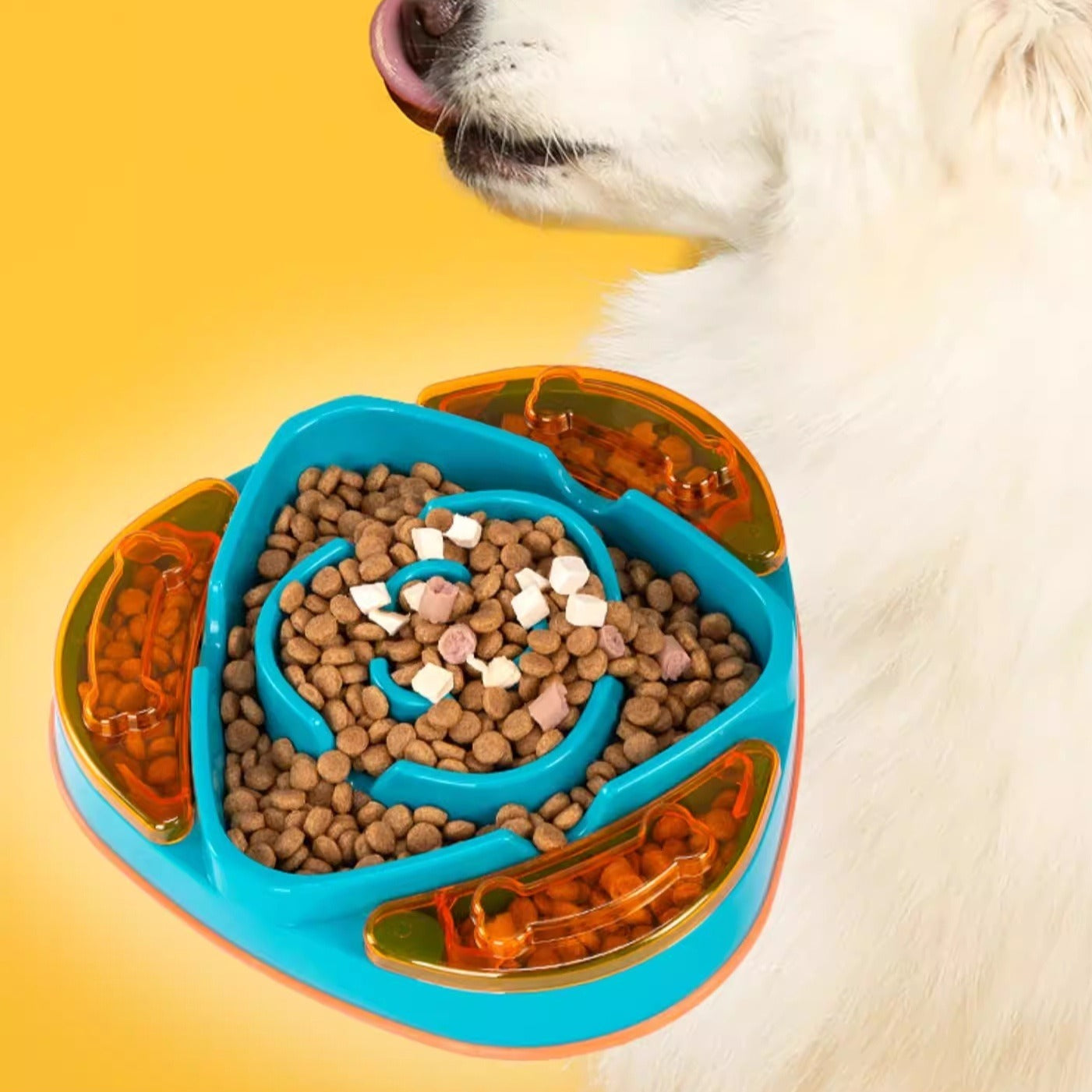 Anti-Tipping Slow Feeder Bowl