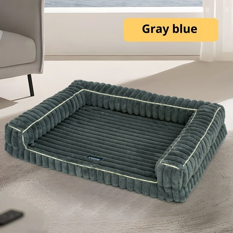 Angora Stripe Removable Pet Bed