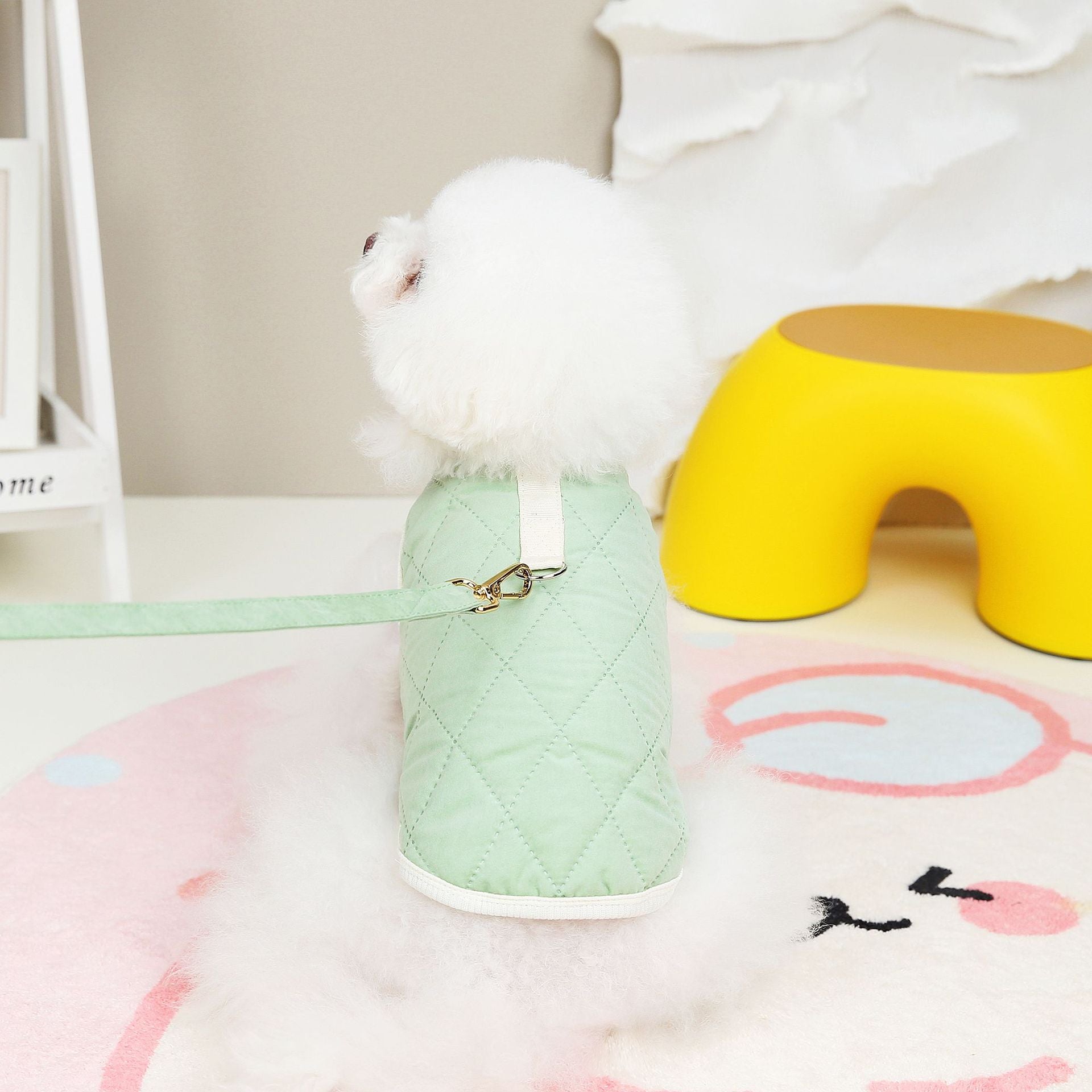 Cotton Vest for Pets with Diamond Design