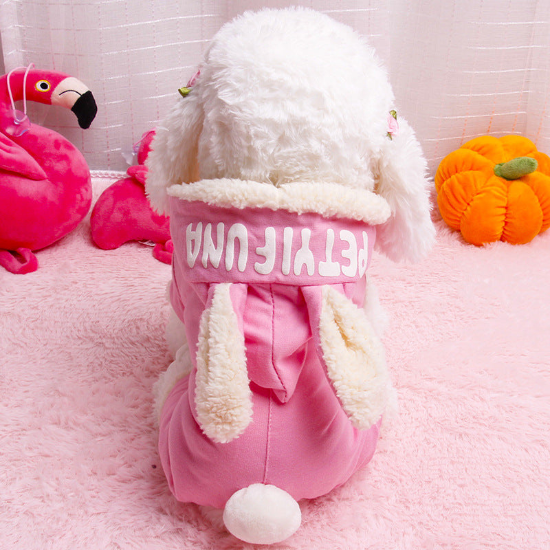 Four-Legged Clothes for Long-Eared Pet Bunny