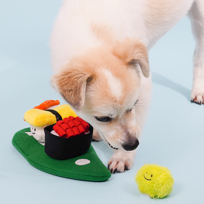 Korean Sushi Plush Toy for Dogs - Amazon Export