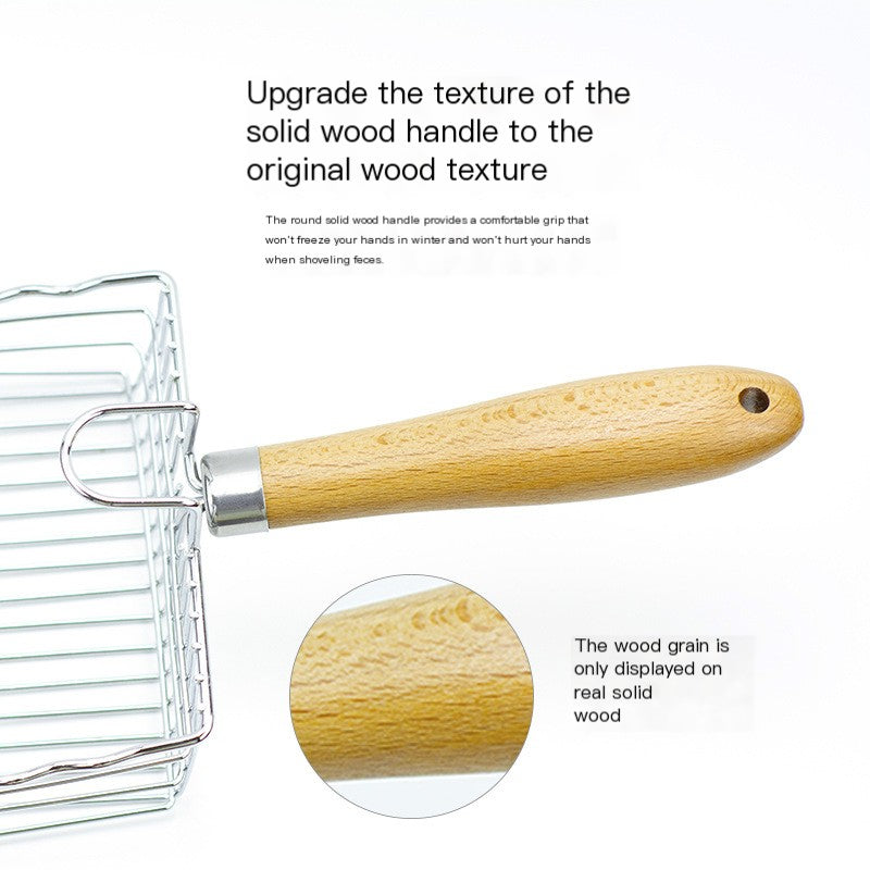 Stainless Steel Multi-Function Cat Litter Scoop