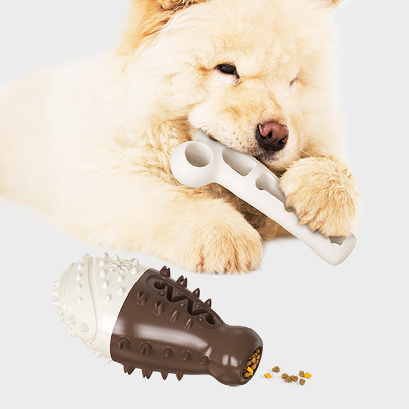 Turkey Leg Shaped Dog Toothbrush and Molar Toy