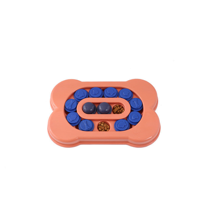 Bone-Shaped Pet Puzzle Feeding Toy for Dogs