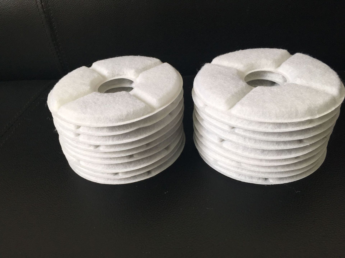 Pet Water Dispenser Filter Core for Cats and Dogs - White / 8PCS