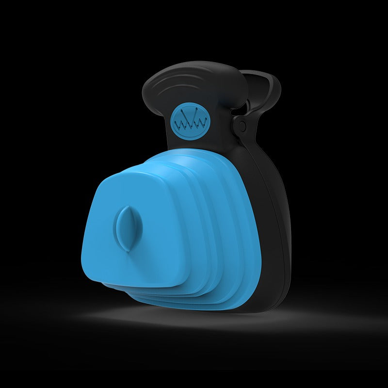Foldable Dog Poop Bag Dispenser with Scoop