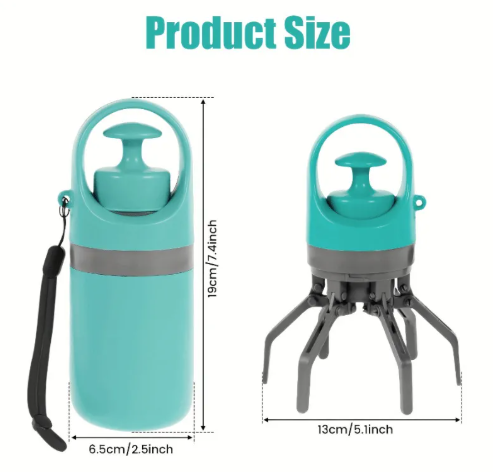 Portable Dog Pooper Scooper with Waste Bag