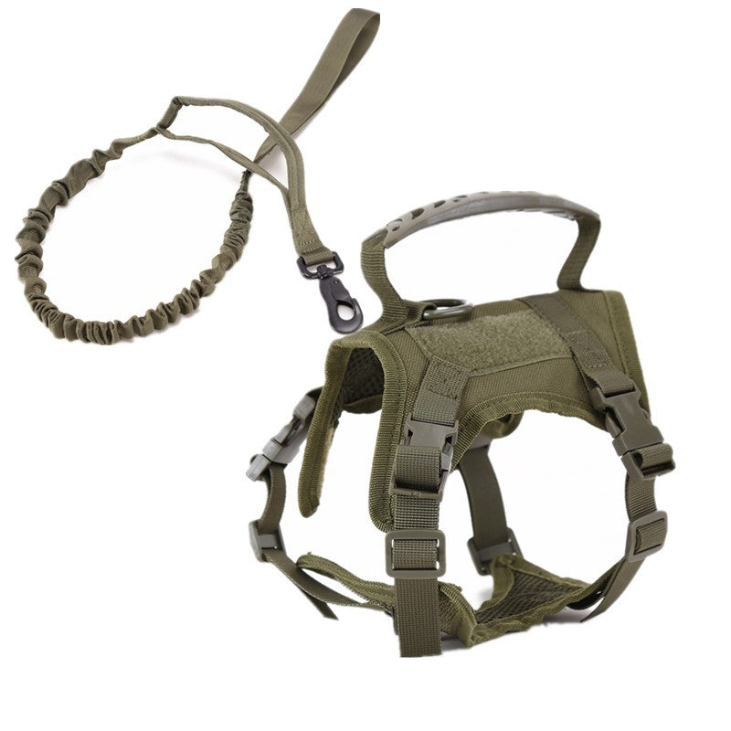 Breathable Chest Harness with Traction Rope for Pets