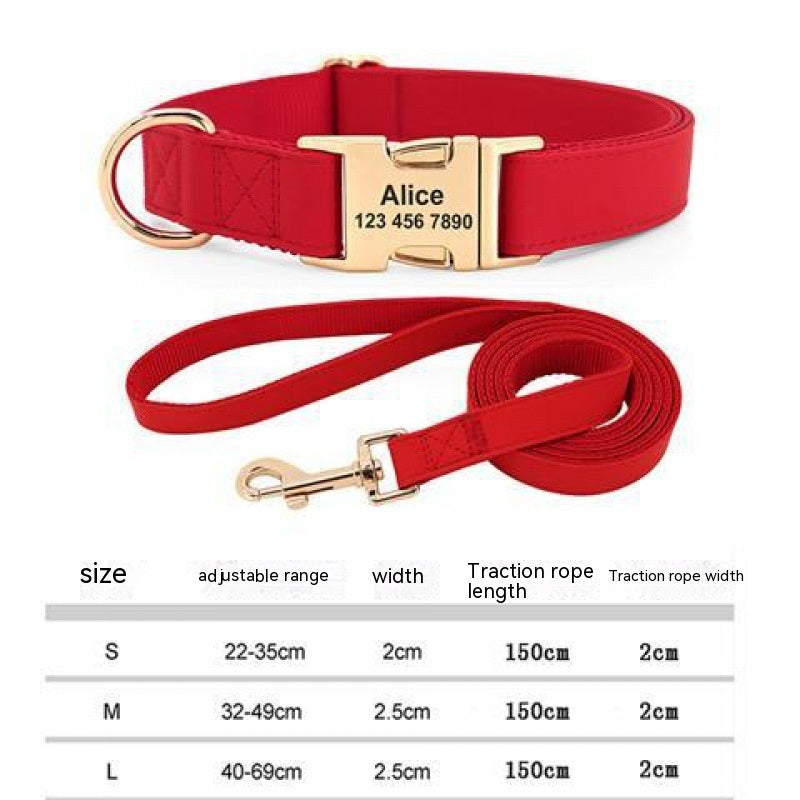 Gold Anti-Loss Dog Tag for Pets