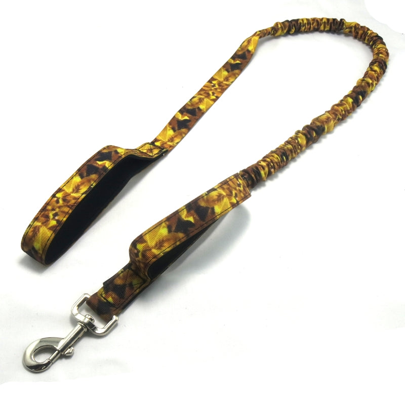 Camouflage Drawstring Elastic Pet Leash