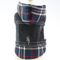 Plaid Denim Vest for Bichon Teddy Bulldog Dogs