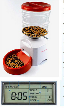 5.5L Automatic Pet Feeder with Voice Recording & LCD