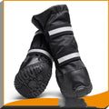 Waterproof Snow Pet Shoes for Big Dogs - Camel Color