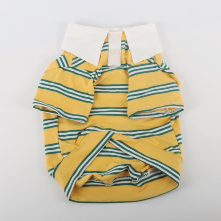 Summer Polo Pet Clothes for Big Dogs and Corgis