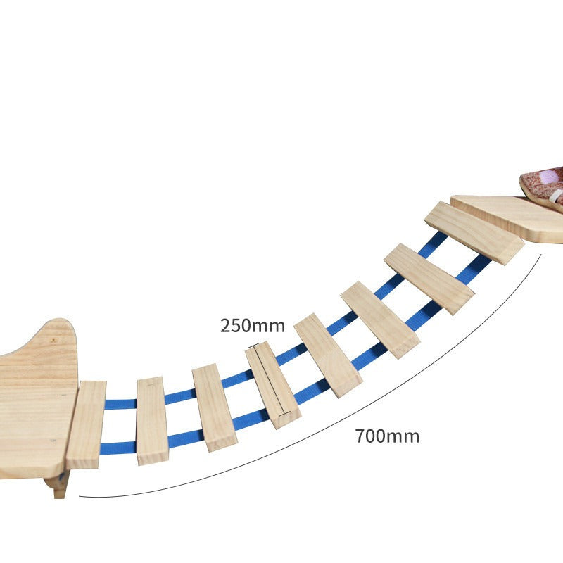 Wall-Mounted Solid Wood Cat Shelves & Perches