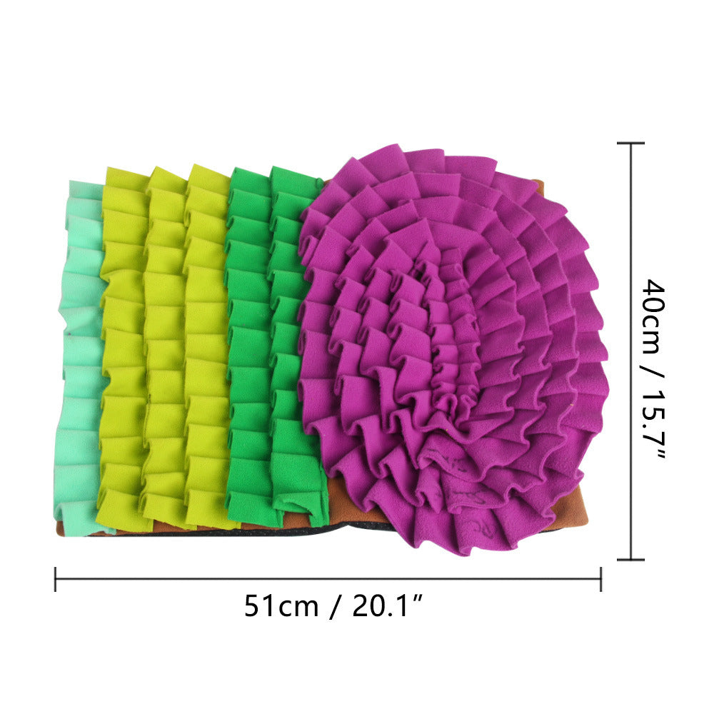 Slow Food Puzzle Dog Sniff Pad for Stress Relief