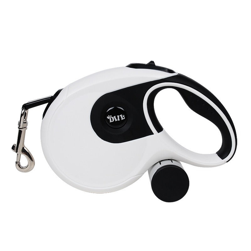 Retractable Dog Leash with One-Button Lock