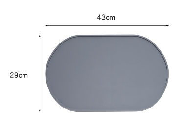 Silicone Anti-Spill Placemat with Anti-Slip Design