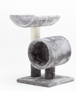 Cat Scratching Post with Plush Tube and Easy Board