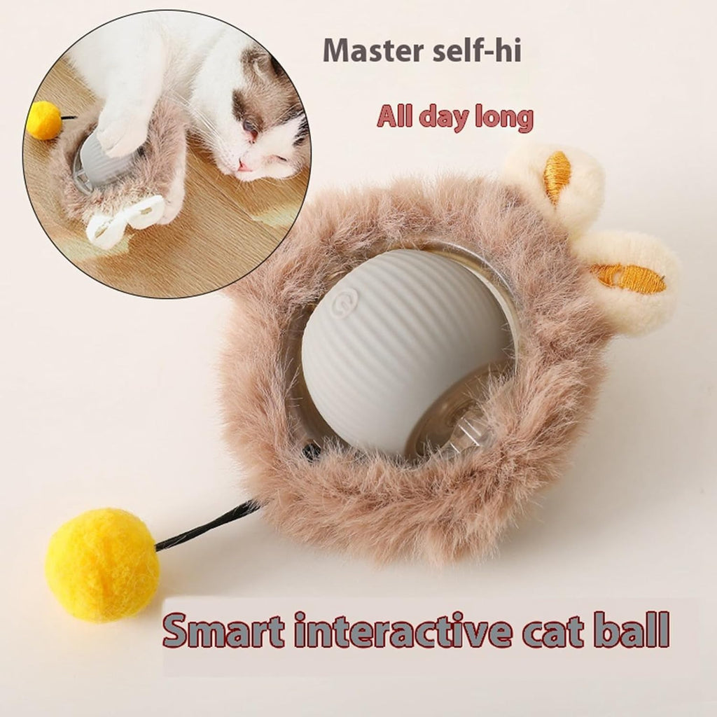 Automatic Interactive Pet Rolling Ball Toy