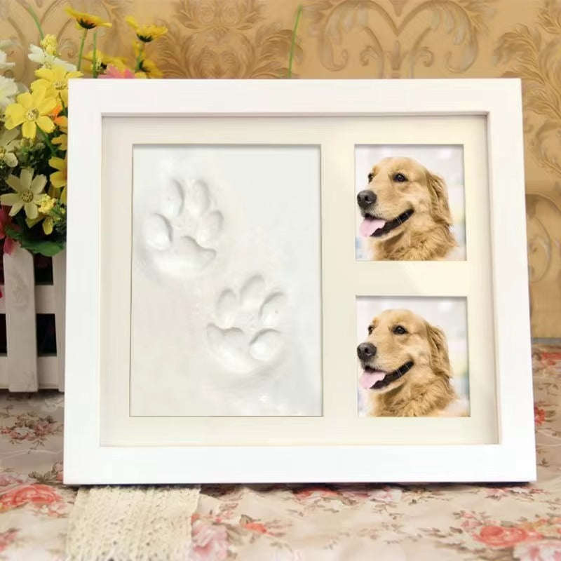 Pet Hand and Footprint Photo Frame