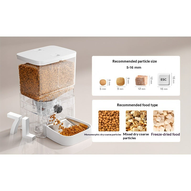 7L Automatic Cat Feeder with Video & Bowl