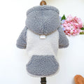 Warm Fleece Pet Hoodie for Fall and Winter