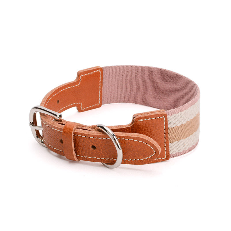 Woven Adjustable Pet Collar Neck Sleeve