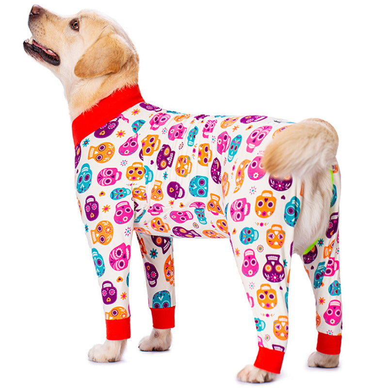 Golden Labrador Dog Hair Removal Joint Protection Suit