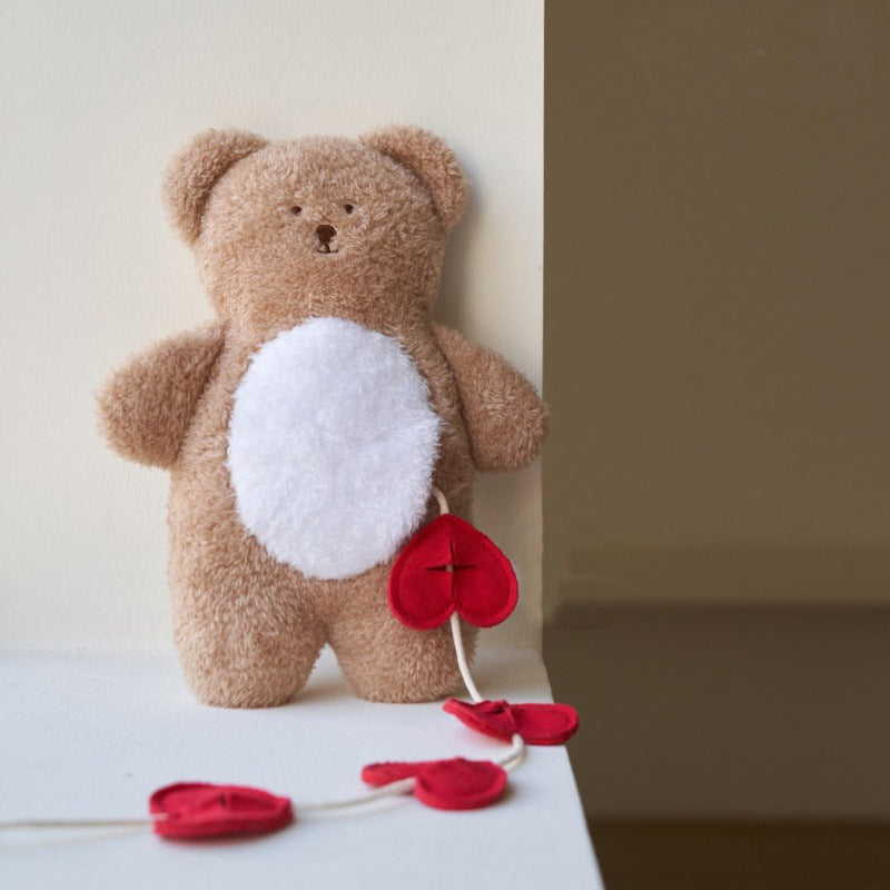 Tibetan Food Bear Pocket Toy with Sleeping Dog