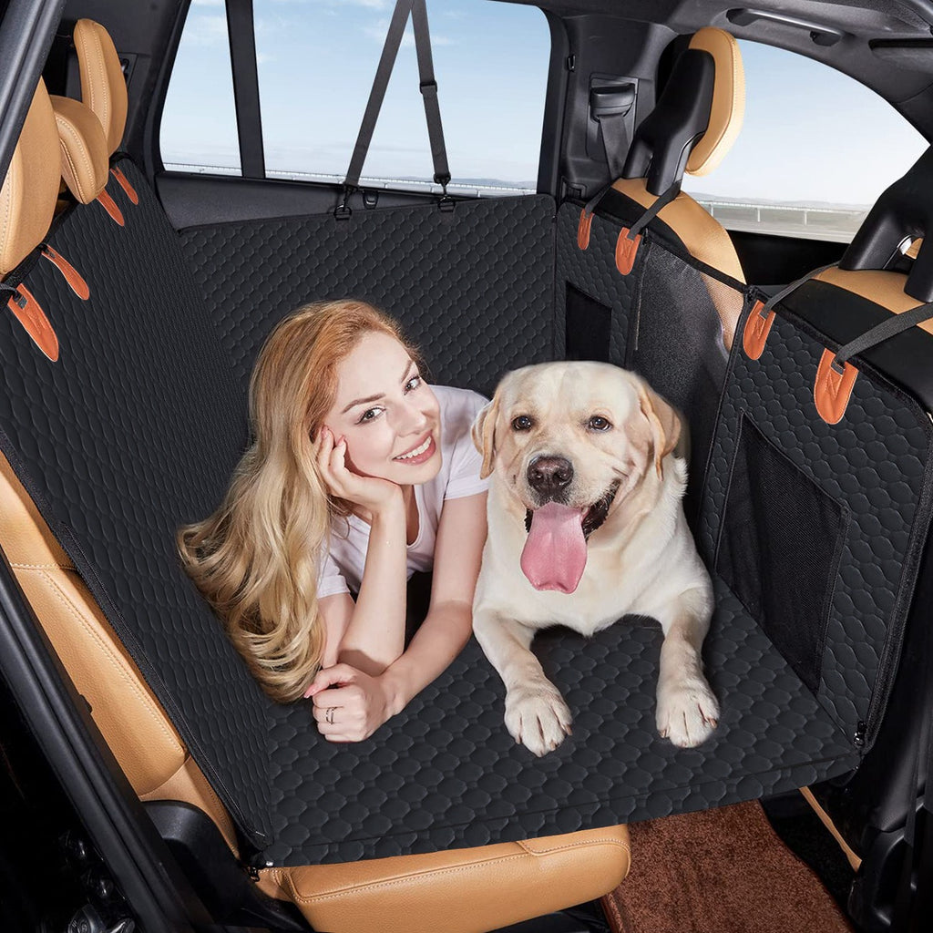 Heavy-Duty Car Back Seat Pet Hammock (132x165 cm)