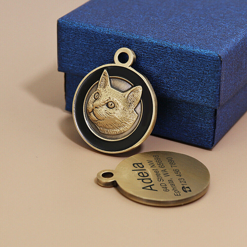 Anti-Lost Metal Dog and Cat Identity Tags
