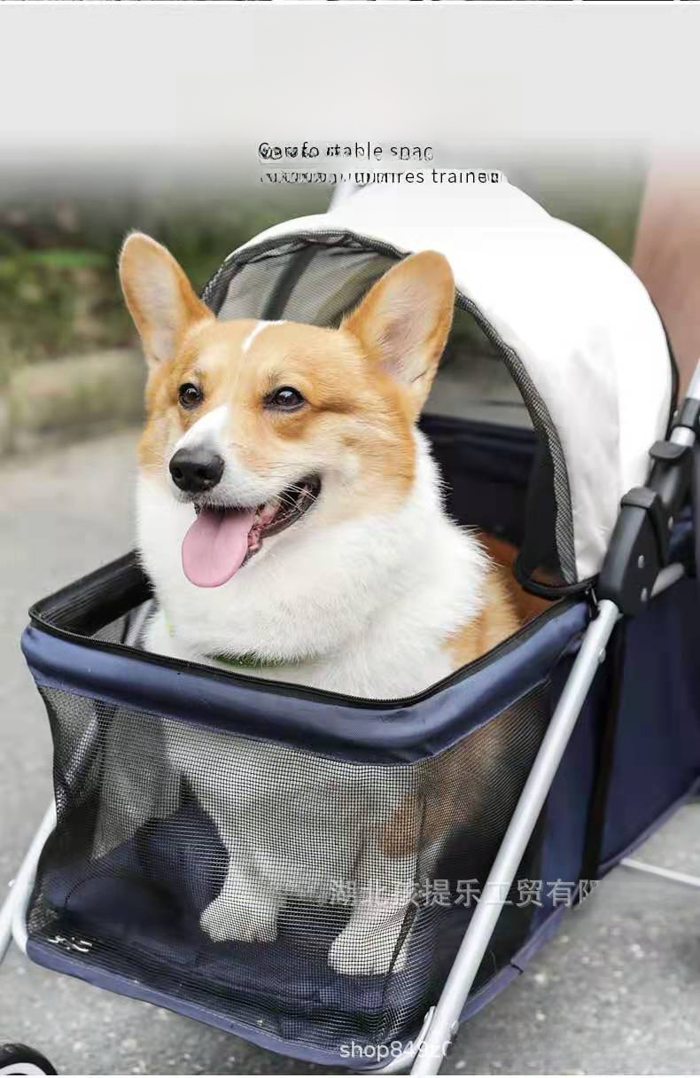 Portable Foldable Pet Stroller for Cats and Dogs