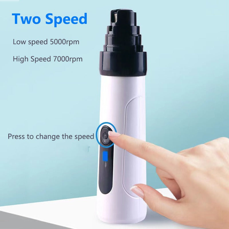 Electric Pet Nail Grinder Trimmer